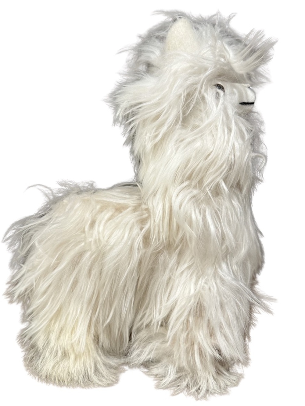 Authentic Alpaca Fur Plush Statue 100% Handcrafted Made In Peru High Quality